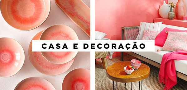 Tendência Coral de Casa e Decoração